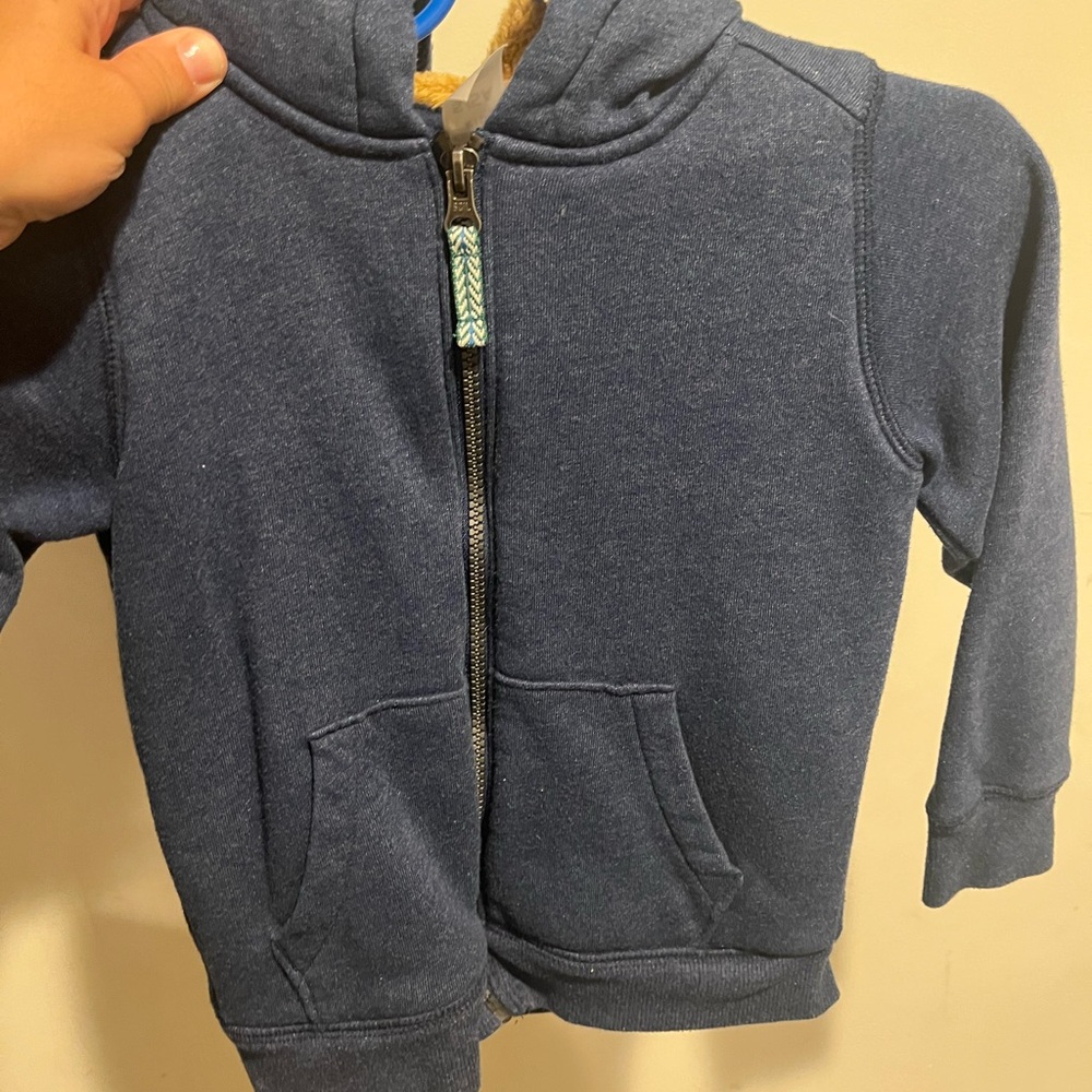 Carter's Dark Blue Zip-Up Hoodie